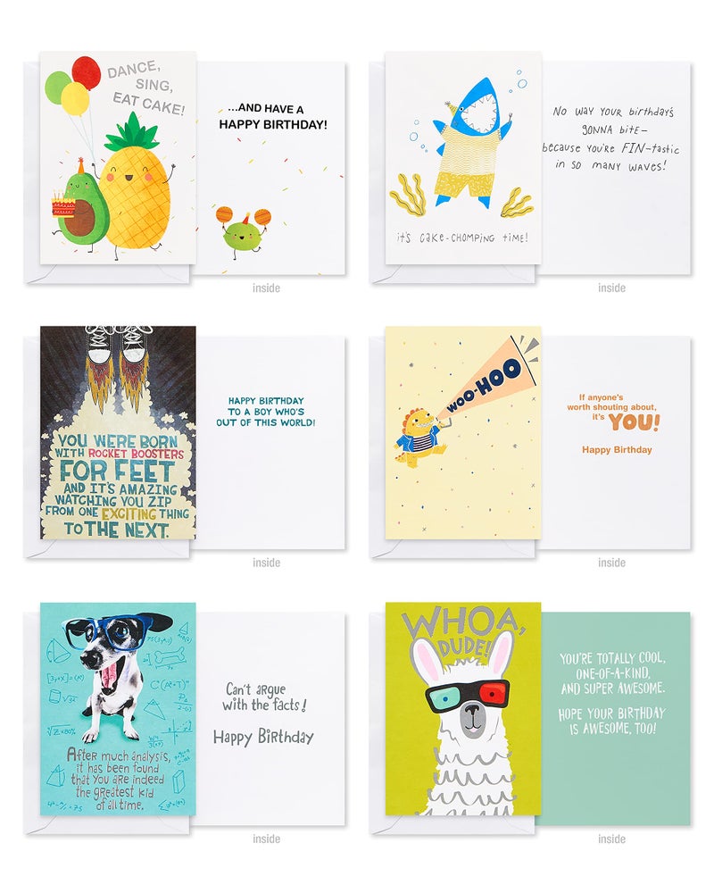 American Greetings Deluxe Kids Birthday Card Assortment, Bright and Cheerful Designs (40-Count) - Image 5