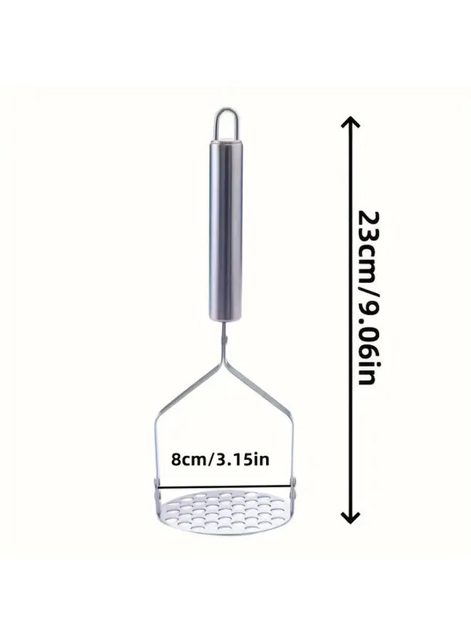 Heavy Duty Manual Potato Ricer Masher Stainless Steel 1pc Non Slip Grip - Image 3