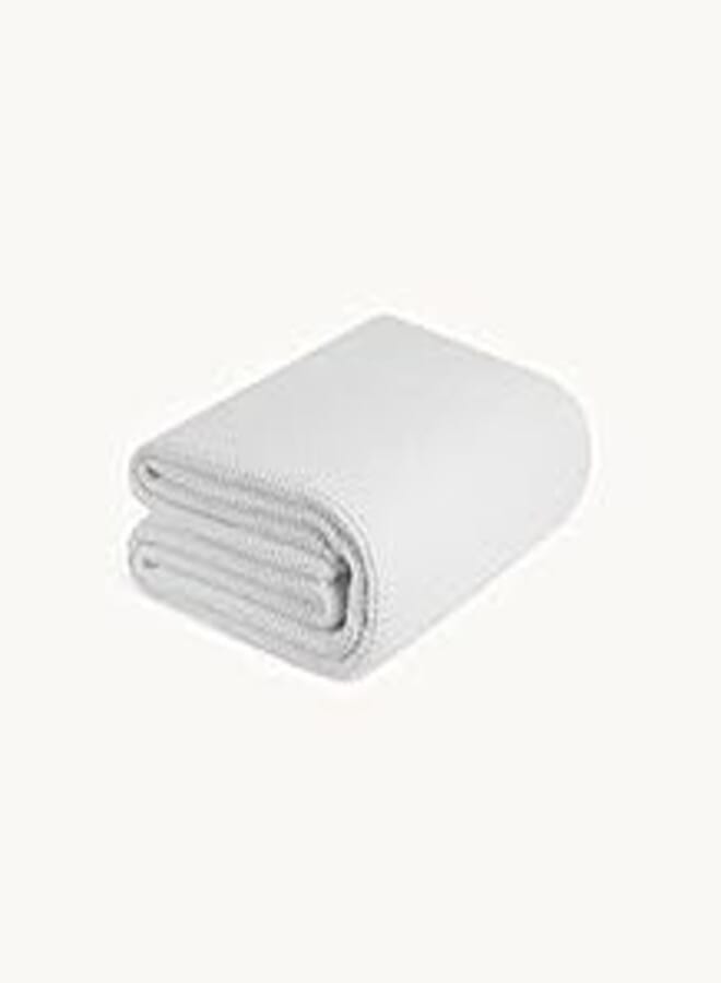 100% cotton white coverlet for king size bed 220x245