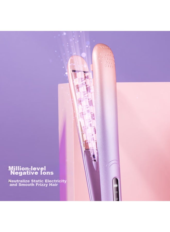 Aux Corn Silk Volumizing Hair Straightener, Negative Ion Curling Iron Dual-use Hair Volumizer Perming Tool, Lazy Hair Styling Tool For Men And Women, Root Volumizing Clip Hair Straightener, Gift For Girlfriend - Image 4