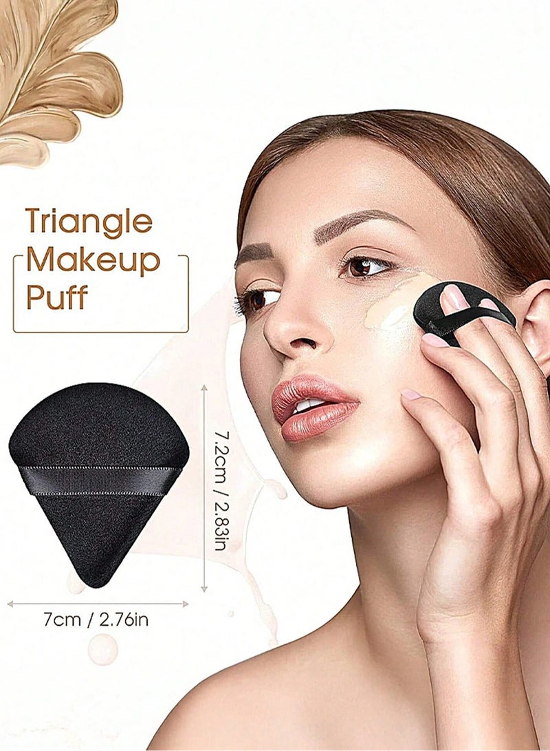 شي إن طقم فرش مكياج 10 قطع مع 2 إسفنجة ناعمة لتوزيع البودرة وأحمر الشفاه والآيشادو متعدد الألوان - Image 4