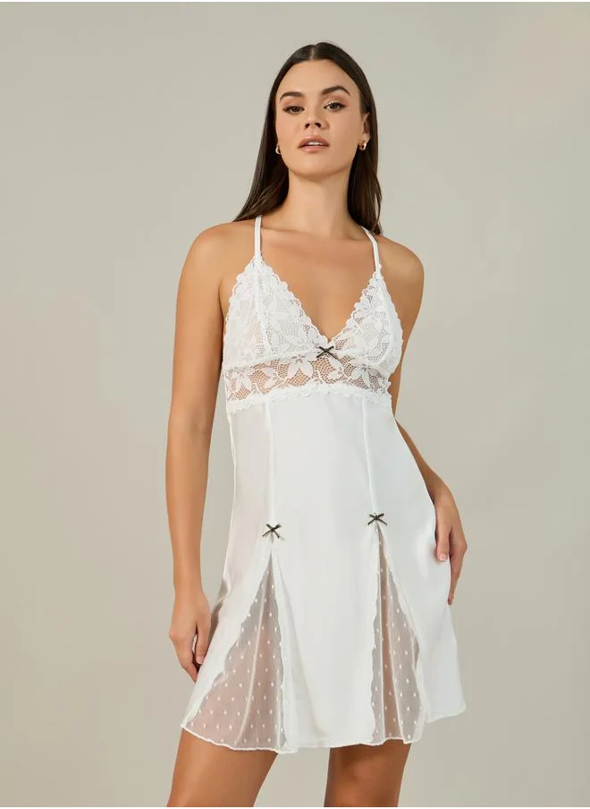 ستايلي Lace Babydoll Lingerie