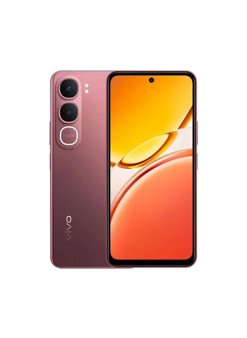 فيفو Y21d ثنائي الشريحة لون كورال أحمر 4GB RAM 128GB 4G - النسخة الشرق أوسطية - Image 1