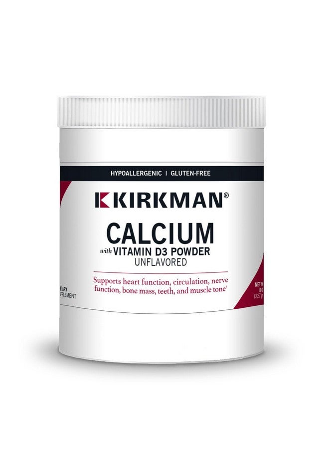 Kirkman - Calcium with Vitamin D3 Powder - 8 oz - Essential Minerals - Helps Maintain Strong Bones - Unflavored - Image 1