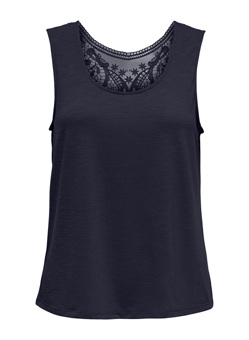 ONLY Onlfreda S/L U-Neck Mix Top Box Jrs - Image 1