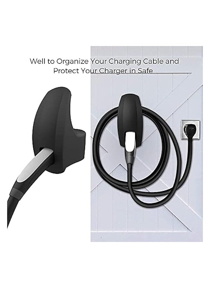 erorex Charger Cable Holder, Charger Wall Holder Mount, Cable Organizer for All Tesla Motors, Wall Connector Adapter for Telsa Model 3 Model Y Model S moedel X Accessories  - Image 3
