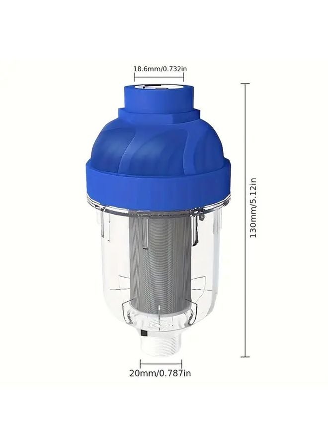 Blue 40 Micron Washable RV Water Filter For Fresh Water Camping Boat Kitchen Bathroom - Image 5