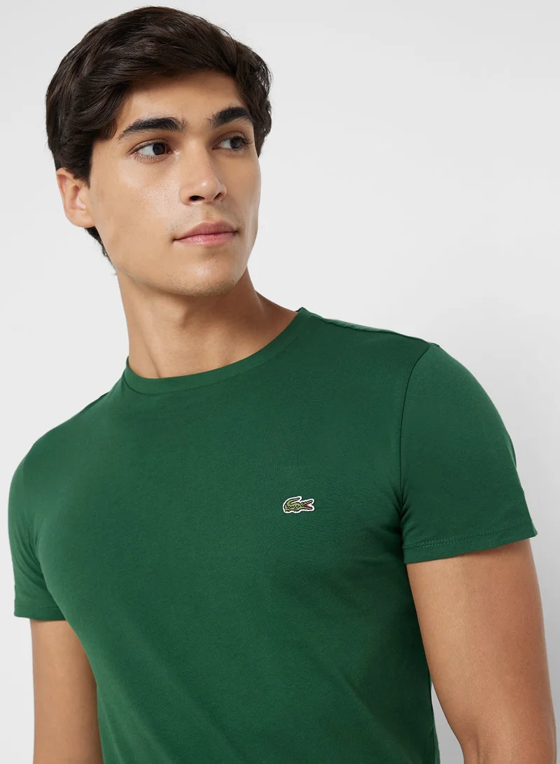 LACOSTE  Essential Chest Logo T-Shirt for Men | Best Price UAE