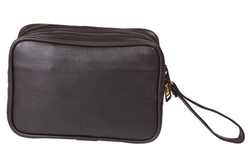 Handcuffs Toiletry Bag for Men | Travel Essentials Kit | Grooming Handbag | Toiletries Shaving Kit | Cosmetics Accessories Pouch | Multipurpose Organizer Bag for Daily Use (Black) - Image 4