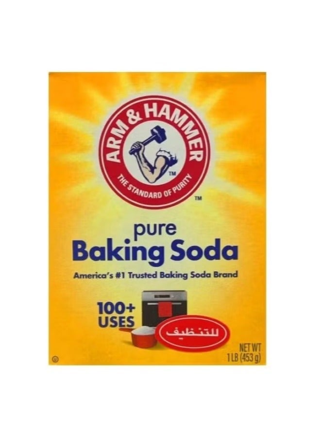 بيكربونات الصودا النقية ااتنظيف، 453 جم