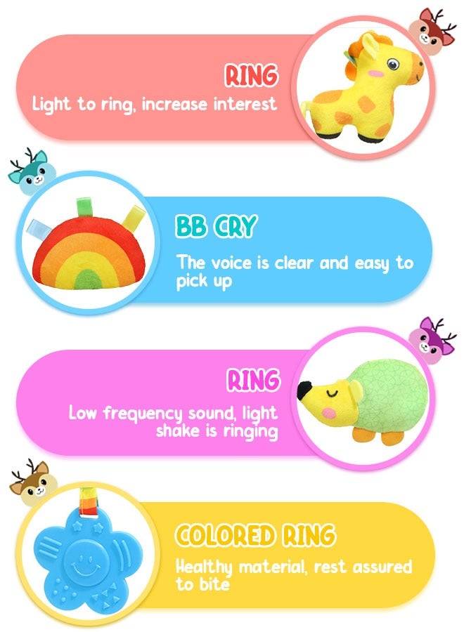 لعبة اهتزاز الحلزون للأطفال حديثي الولادة، لعبة تعليق لعربة الأطفال، لعبة لمقعد السيارة - Image 3