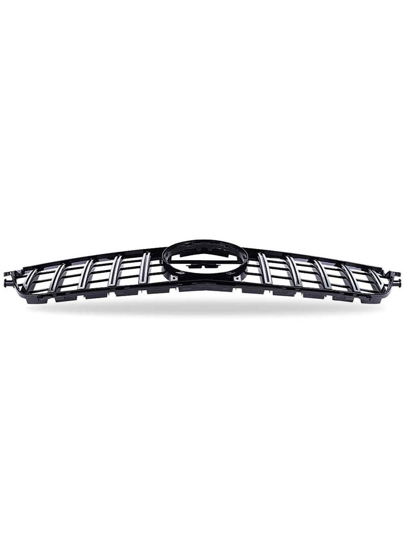 Generic - Front Bumper Grille Fit For Mercedes Benz C Class W204 C200 C230 C300 C350 2008-2014 AMG GT R Style Gloss - Image 1