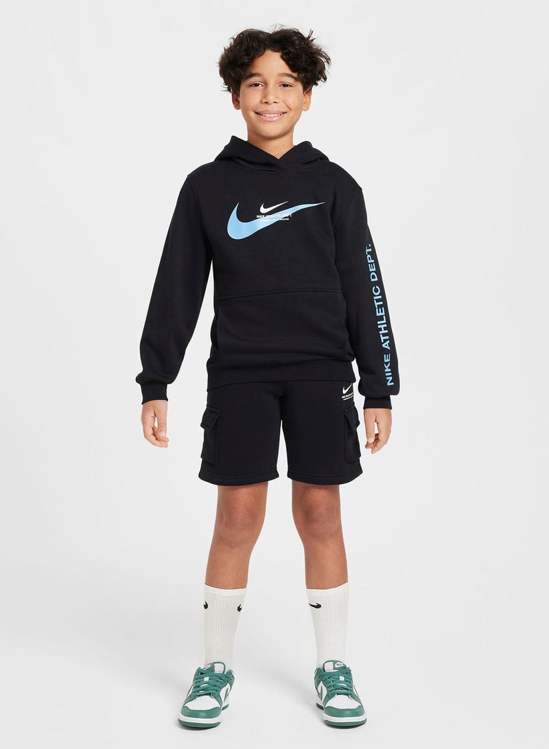 Nike Kids Nsw Fleece Cargo Shorts  - Image 4