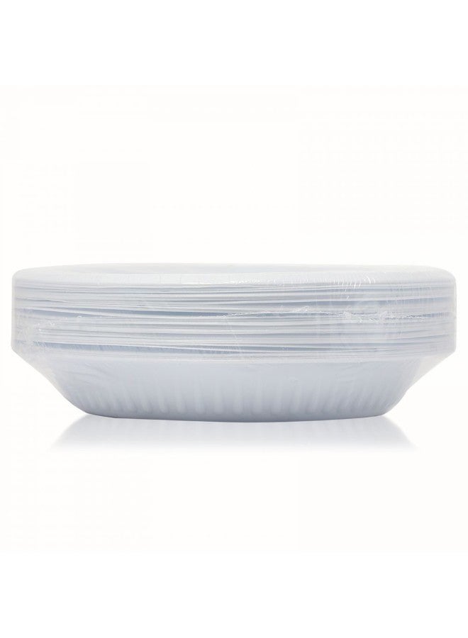 Falcon 25-Piece Disposable Plate Set White - Image 3