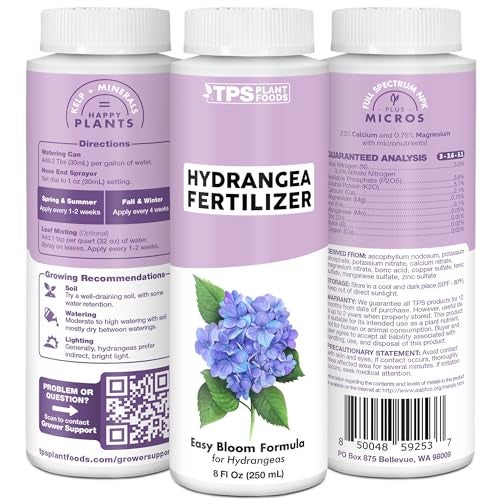 TPS NUTRIENTS Hydrangea Fertilizer for Acid Loving Plants, Liquid Plant Food 8 oz (250mL) - Image 5