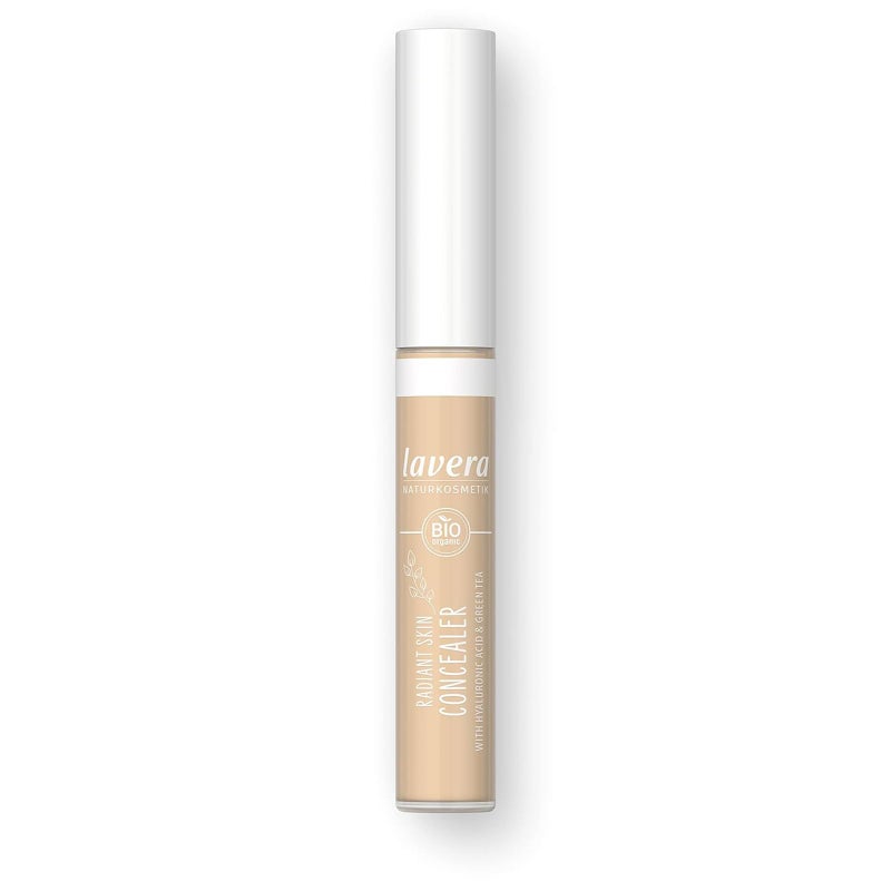 lavera Radiant Skin Concealer Ivory 01 Coverage of Dark Circles and Impurities Up to 8 Hours Moisturising Vegan Natural Cosmetics 18 Fl Oz