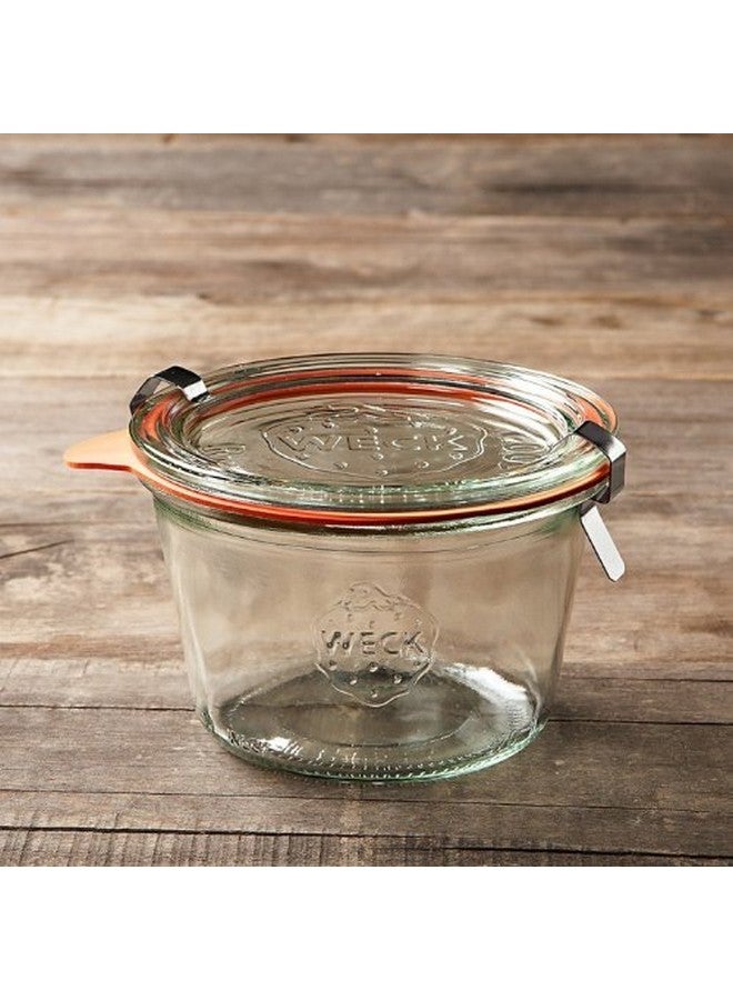 Weck 741 - 0.25 Liter Mold Jars with Lids - 6 Rings and 12 Clamps - Image 4