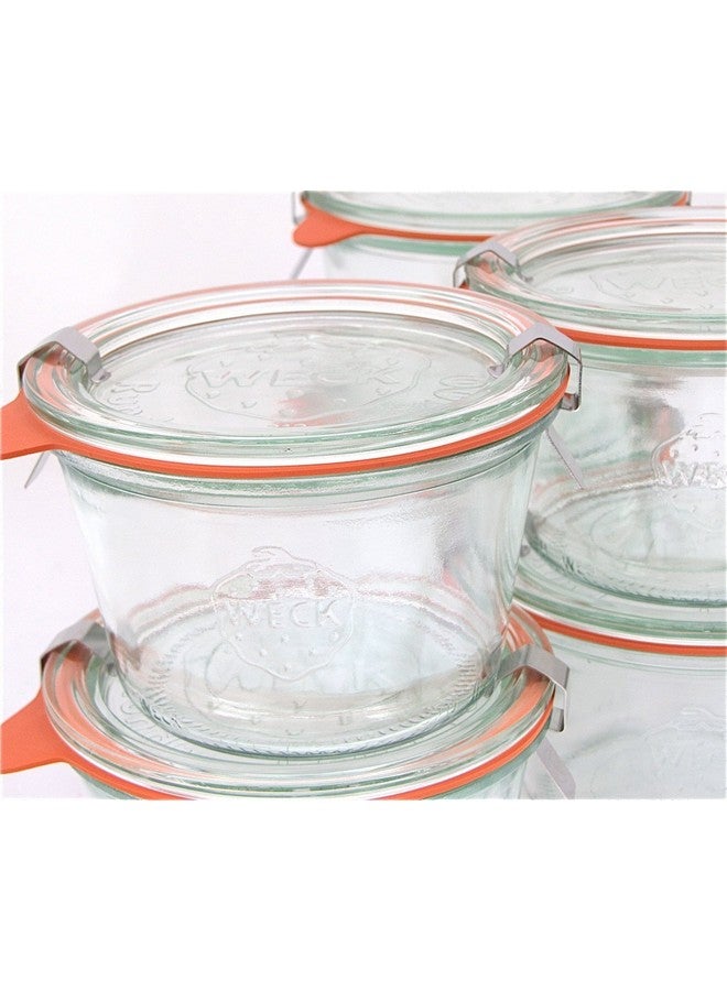Weck 741 - 0.25 Liter Mold Jars with Lids - 6 Rings and 12 Clamps - Image 3