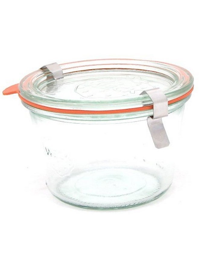 Weck 741 - 0.25 Liter Mold Jars with Lids - 6 Rings and 12 Clamps - Image 2