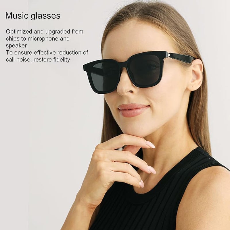 Vbestlife نظارات شمسية ذكية بلوتوث مفتوحة الأذن للأنشطة الخارجية مثل ركوب الدراجات والقيادة وصيد الأسماك والاستماع للموسيقى وإجراء المكالمات - Image 3