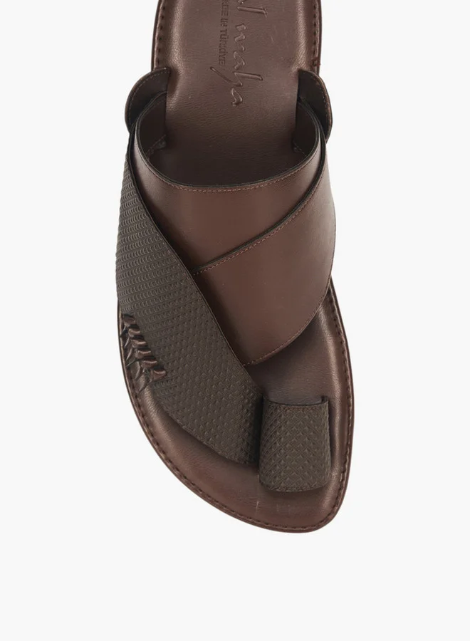 Al Waha Men's Arabic Sandals with Toe Loop - Ramadan Collection