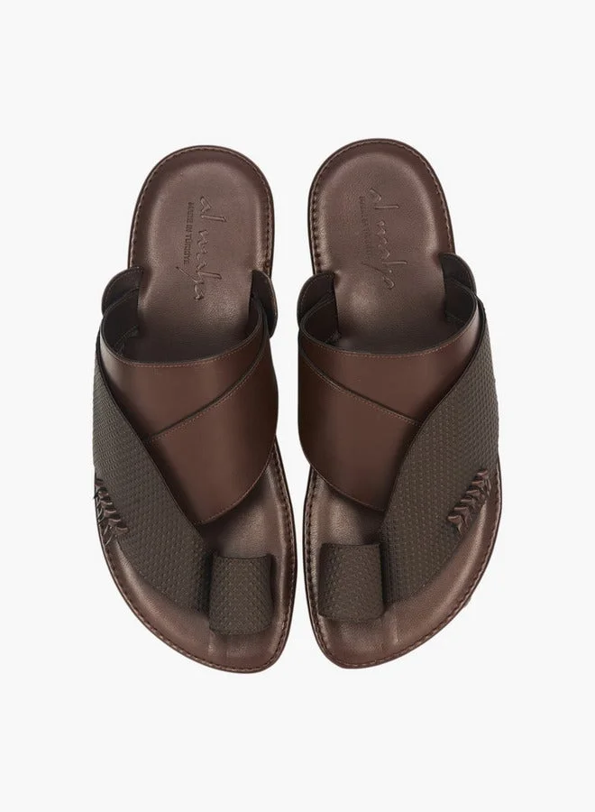Al Waha Men's Arabic Sandals with Toe Loop - Ramadan Collection