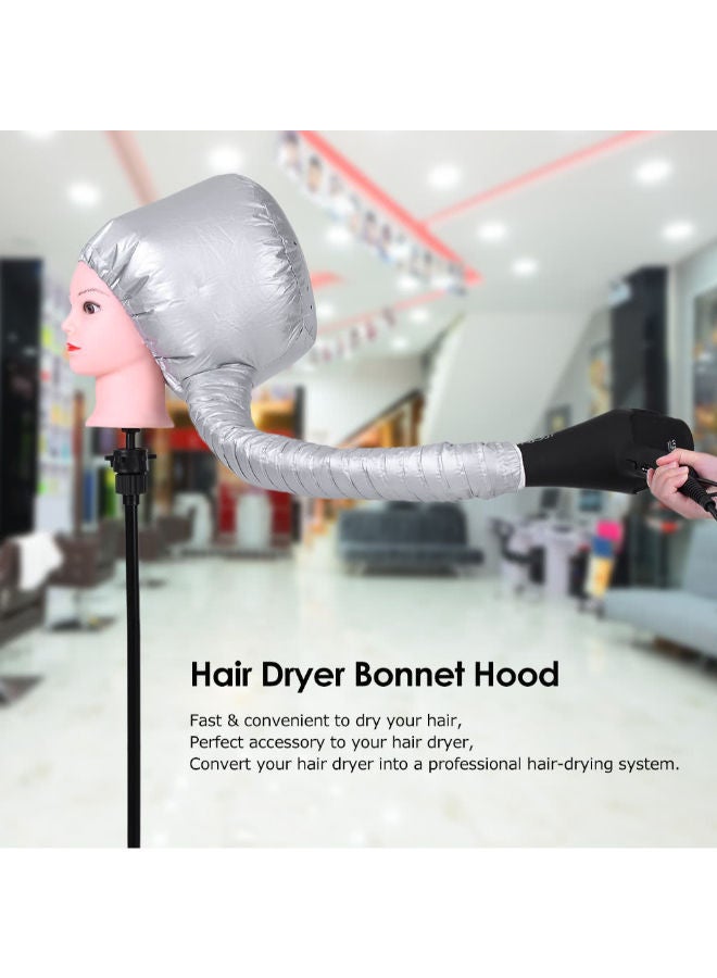 نيبمينينت غطاء رأس لمجفف الشعر من النايلون فضي - Image 3