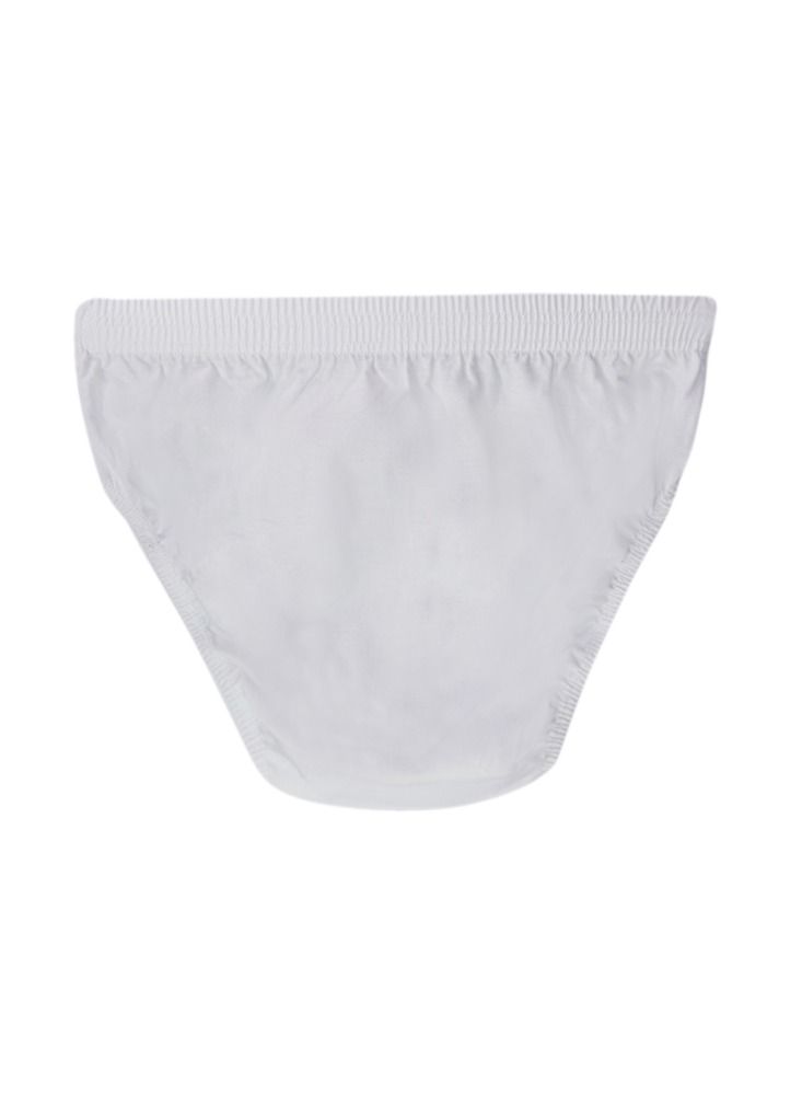 Rayan 6 Pieces Briefs Short Underwear Boy Cotton 100% White - Image 3