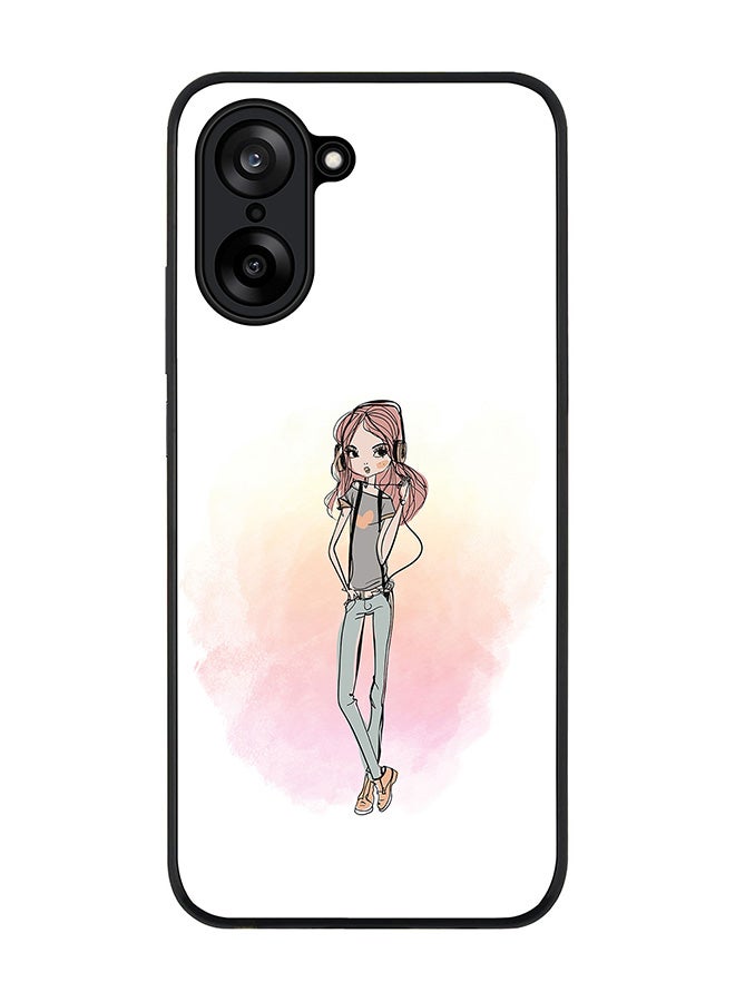 Stylizedd For OnePlus Nord CE5 / Ace 5 Racing Case,Slim fit Camera Protection, Shockproof Thin Phone cover  - Girl Next Door