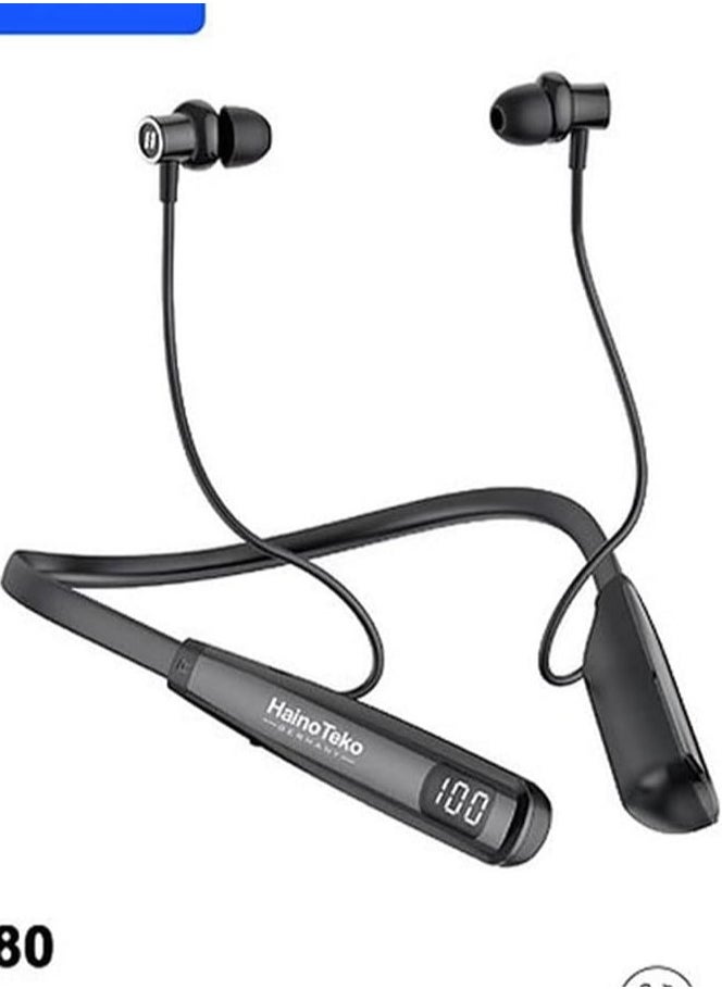 JAJEEK "2024 Wireless Bluetooth Neckband Earphones – Comfortable and Secure Fit, Long Battery Life, Deep Bass, Sweatproof Sports Headphones" - Image 4