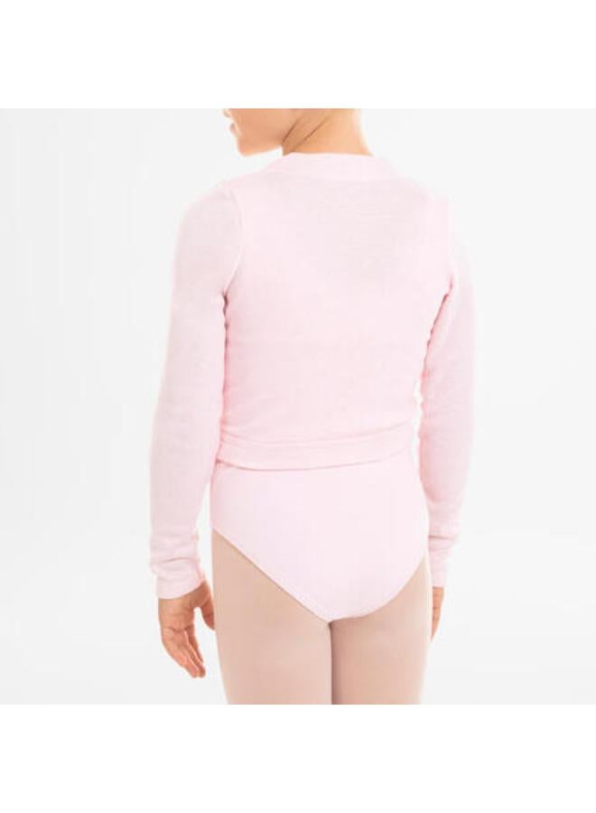Girls' Ballet Wrap-Over Top - Pink