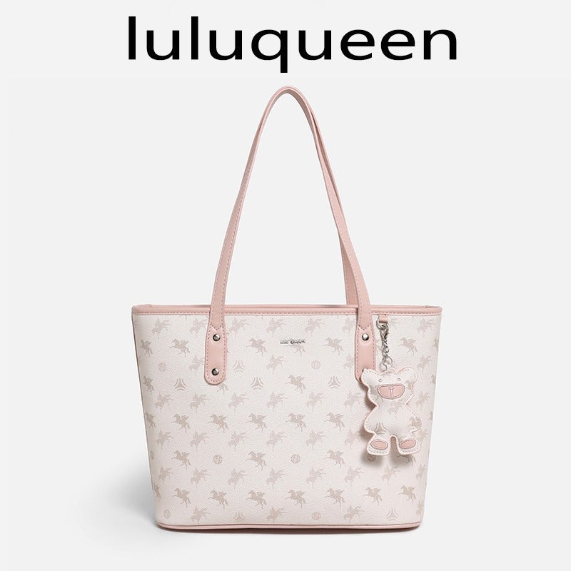 [Same Style As Zhao Zhaoyi] Pegasus Underarm Tote Bag, High-End Commuter Handbag, Large Tote Bag For College Students, Crossbody Bag - Image 3