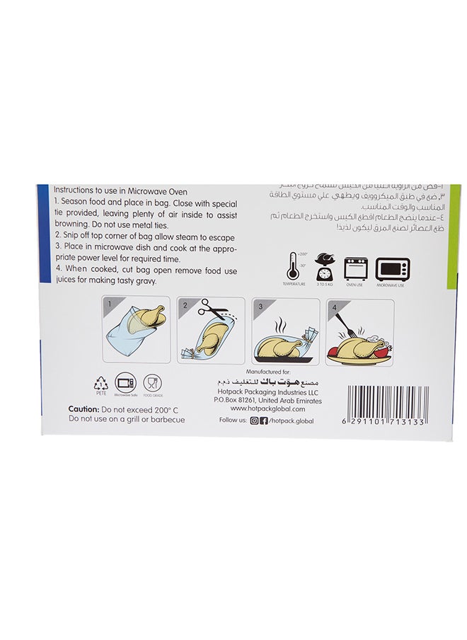 Hotpack - Hotpack Oven Roasting Bag 55x43cm, 4 Bags - Image 1