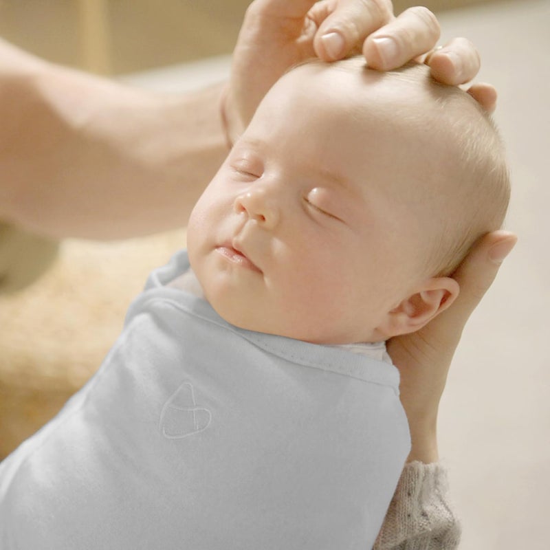 SwaddleMe by Ingenuity Original Swaddle 100 Cotton Improves Sleep  Calms Startle Reflex 03 Months 10 TOG 2Pack Baby Swaddle Blanket  Tropical Dino - Image 2