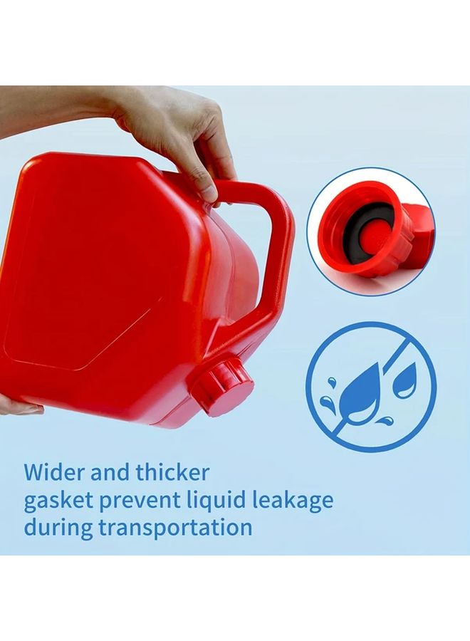 2Pcs Red Coarse Thread Gas Can Cap Replacement Prevents Fuel Leakage - Image 5