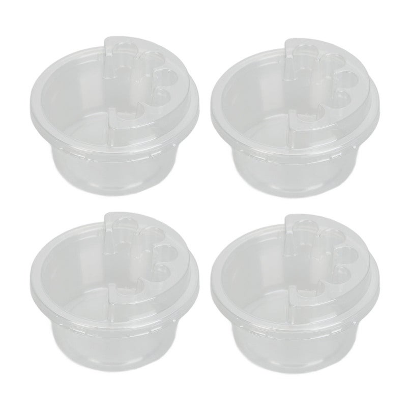 YILONG Tattoo Cartridge Holder: 20 Sets Disposable Color Changing Cleansing Cup - 5-Slot Convenient Tray Tattoo Needle Holder Stand for Tattoo Artist Sessions & Colorful Tattoo Designs - Image 5
