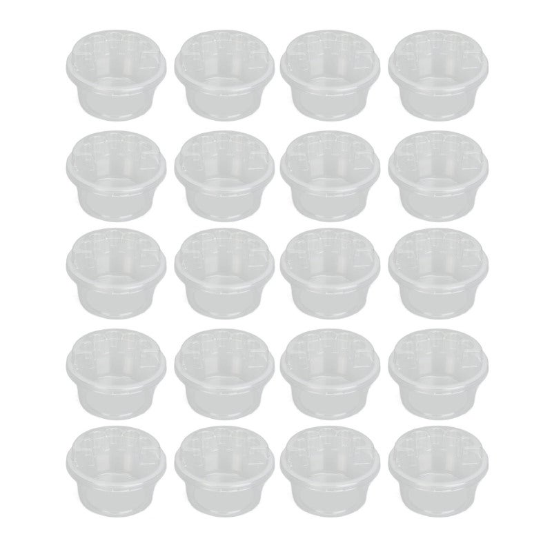 YILONG Tattoo Cartridge Holder: 20 Sets Disposable Color Changing Cleansing Cup - 5-Slot Convenient Tray Tattoo Needle Holder Stand for Tattoo Artist Sessions & Colorful Tattoo Designs - Image 1