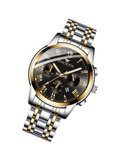FNGEEN Roman Numeral Stainless Steel Luminous Quartz Couple Watch For Men & Women  4006  - Image 5