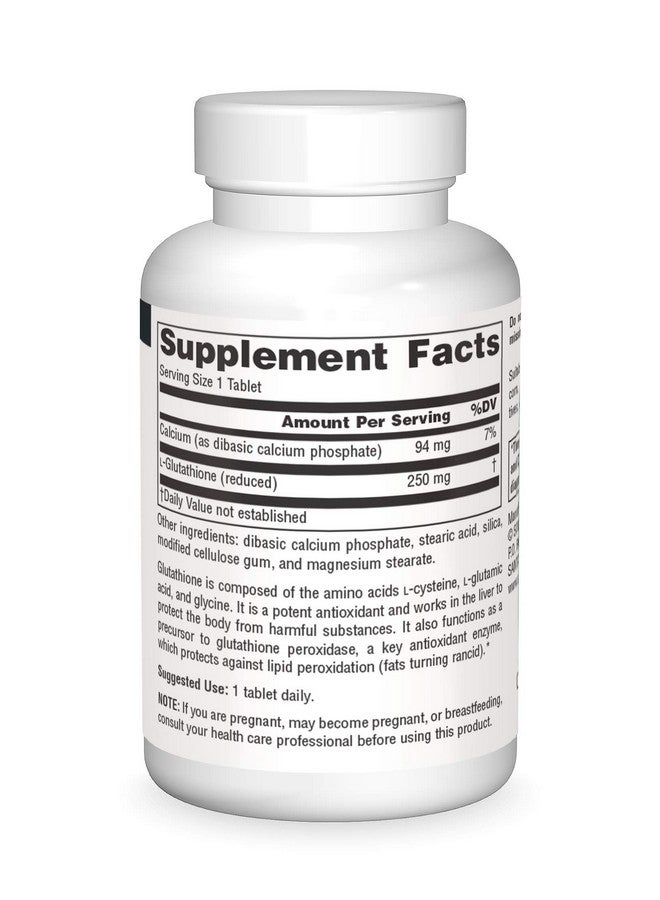 Source Naturals Glutathione Supplement For Liver Support 250Mg 60 Tablets - Image 4