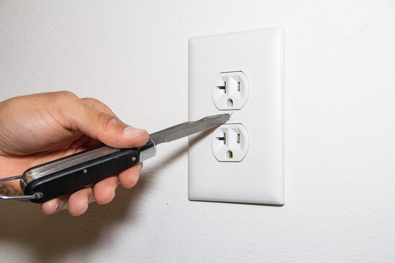 Gardner Bender KF-200 Electricians Knife, Straight 2 Blade / Flat Screwdriver Blade, brass - Image 2