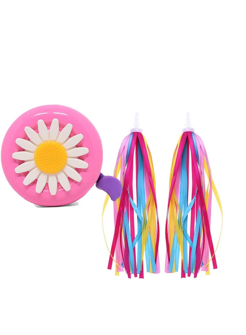 جرس حلقة دراجة أطفال ودراجة دائرية ملونة للدراجات الثلاثية والدراجات البخارية للأطفال - Image 1