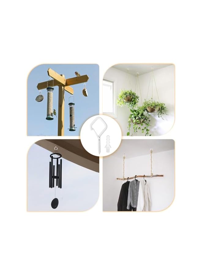 S-TOP Ceiling Hooks for Hanging Plants Hooks for Hanging Hanger Hooks for Outdoor String Lights Siding Hooks - Image 4