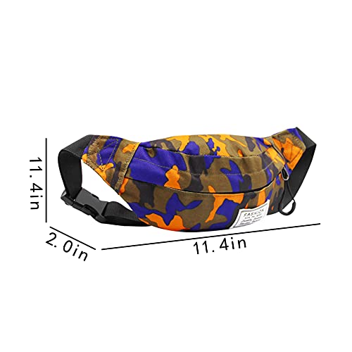 AIBEARTY Kids Fanny Pack Boys Small Camouflage Waist Pack Belt Waist Bag Pack Pouch with Adjustable Strap for Children Sport Running, Camping, Trip - Image 4