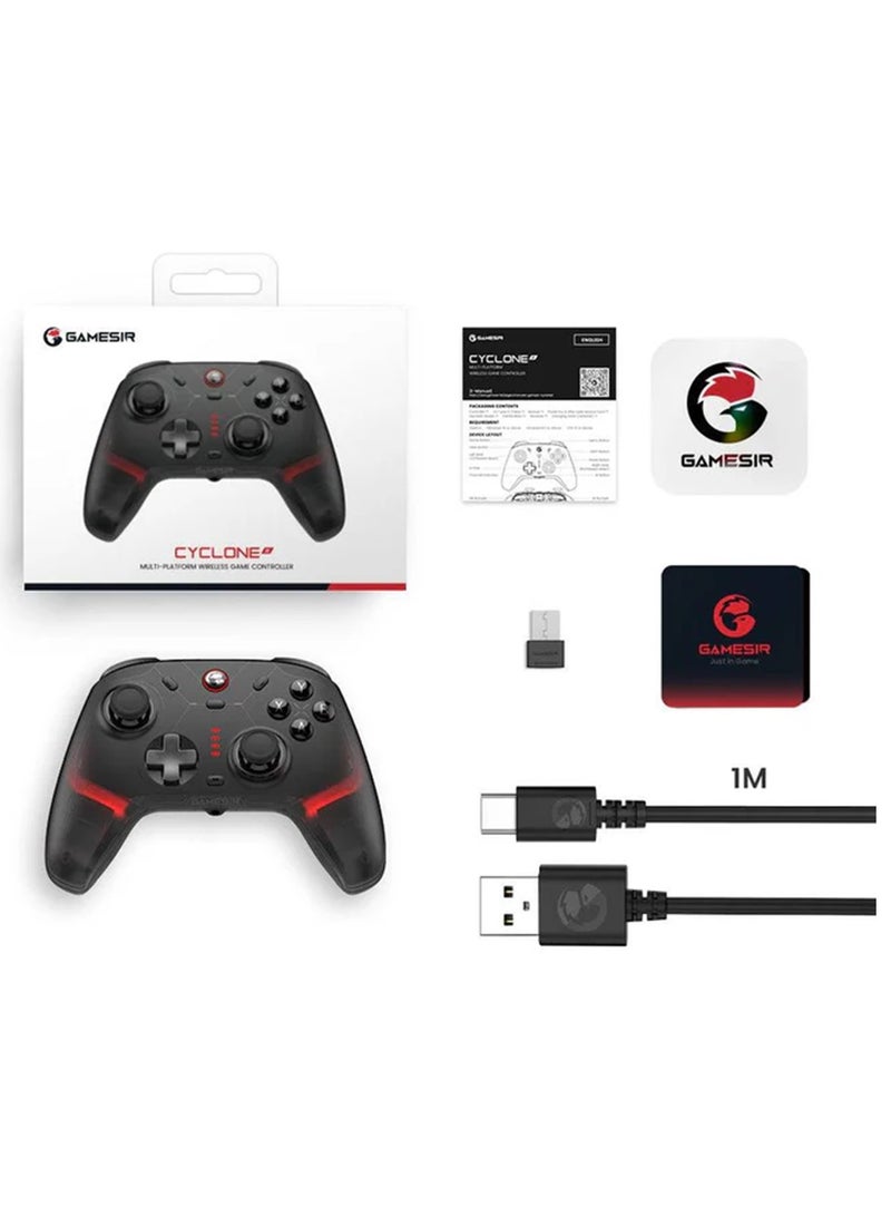 General Professional Wireless Gamepad Cyclone 2 Game Controller for PC Steam Switch Android iOS with RGB Lamp Wireless Audio Hall Linear Trigger and Micro Trigger Switch Six-Axis Gyroscope  - Image 3