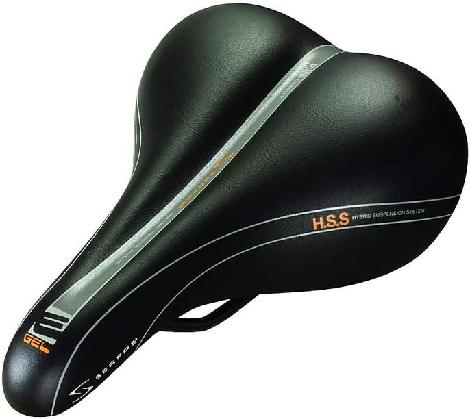 SERFAS Bicycle Saddle Comfort Shock Absorption Dual Density