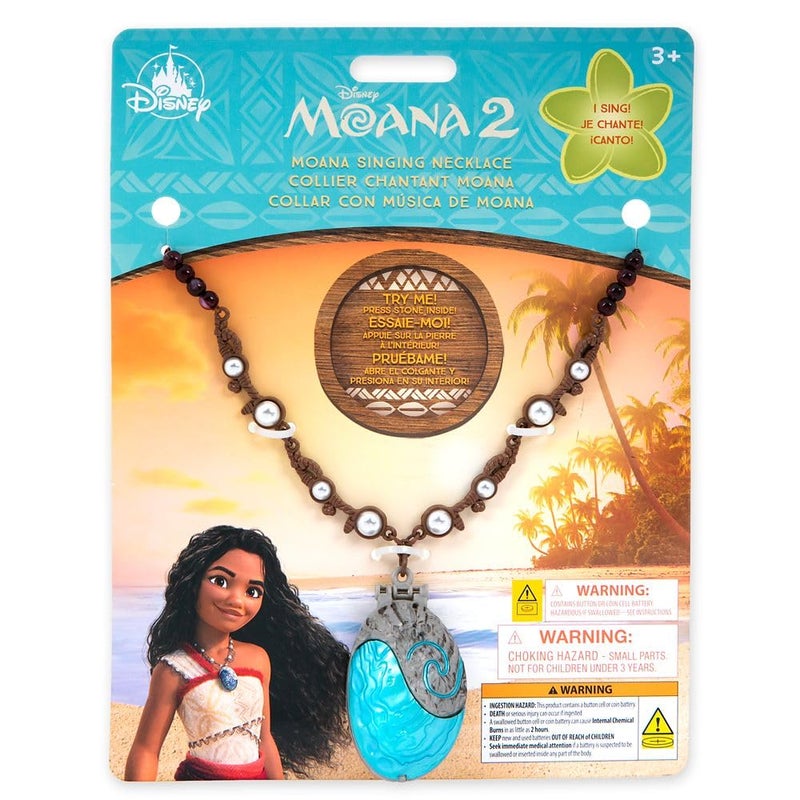 Disney Store Official Moana 2 Singing Necklace - Kids Costume Accessory for Dress Up & Pretend Play - Disney Accessories, Kids Necklace for Girls, Cosplay Accessories - Image 4