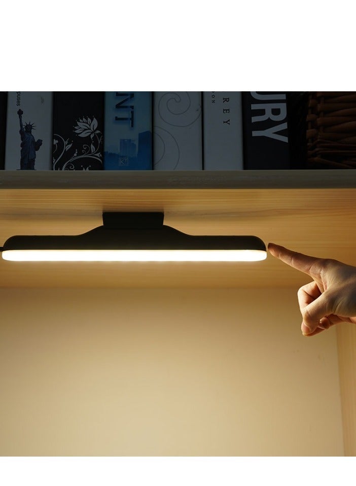 دينكس مصباح مكتب مغناطيسي، مصباح بارد، مصباح نوم، مصباح حماية العين، مصباح دراسة LED، مصباح قراءة قابل لإعادة الشحن عبر USB، مصباح مكتب لطلاب الجامعات - اللون: 32 سم بدون مفتاح/أبيض - Image 2