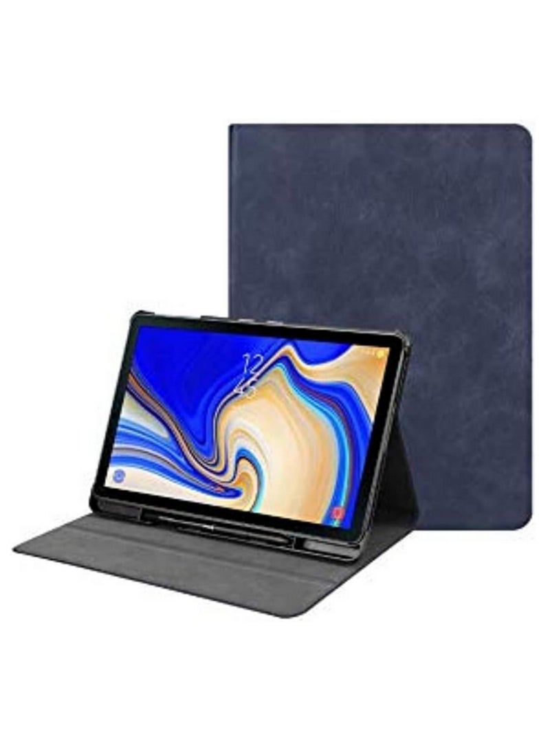 Case with Pencil Holder for Samsung Galaxy Tab S4 10.5 Inch (2018 Model, T830/T835) Slim Stand Smart Cover with Auto Sleep/Wake Function for Samsung Galaxy Tab S4 2018 T830 SM-T835 10.5 inch - Image 1