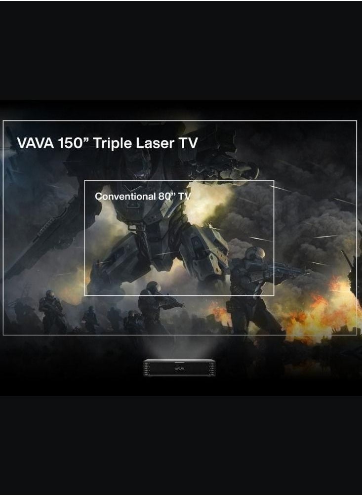 VAVA - Chroma 4K Projector Ultra Short Throw Triple Laser TV - Image 1