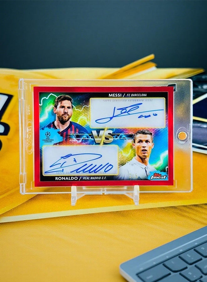Topps 2023-24 Topps Finest UEFA Club Competitions, Football Signature Trading Card Autographed Soccer Card Refractor Collector’s Edition Sports Memorabilia for Fans and Collectors - Image 3